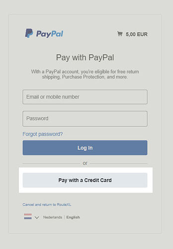 20211130 PayPal Pay with a Credit Card